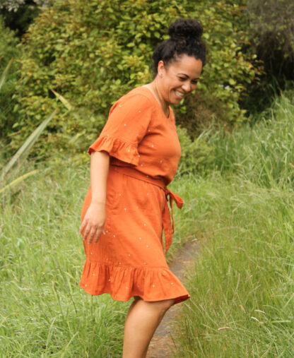 Pohutukawa Dress sewing pattern by Below the Kowhai