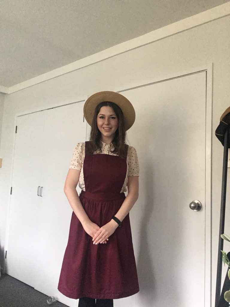 Finished Women's Tui Pinafore sewn by Josie Durney