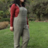 Adult Tipa Dungarees sewing pattern by Below the Kowhai