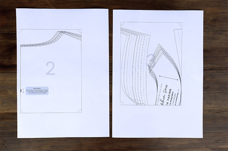 How to print PDF sewing patterns