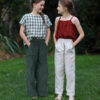 Tio Trousers - wide / tapered leg sewing pattern