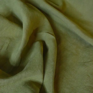 Moss Linen Fabric Below the Kowhai
