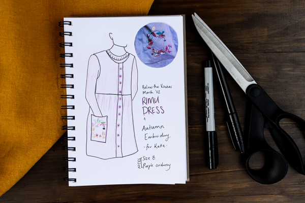 sewing journal rimu dress